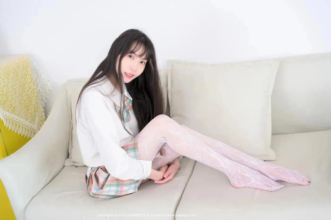 [SSA丝社]超清写真 NO.677 腿模团团的白色网袜（下） [68P]插图4